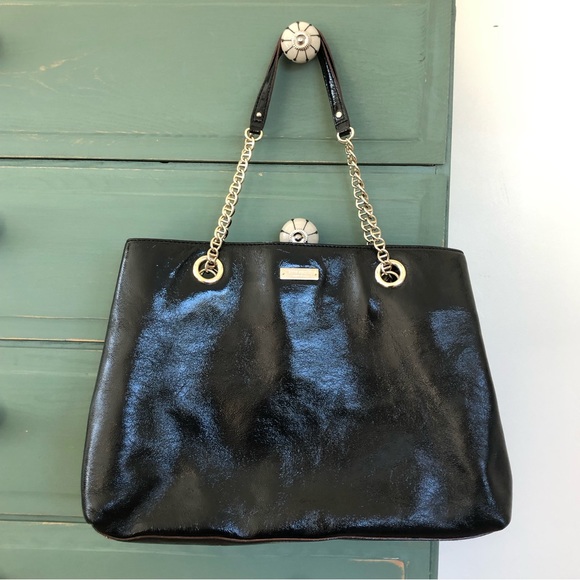 kate spade Handbags - ♠️ Kate spade New York ♠️ large black patent leather handbag